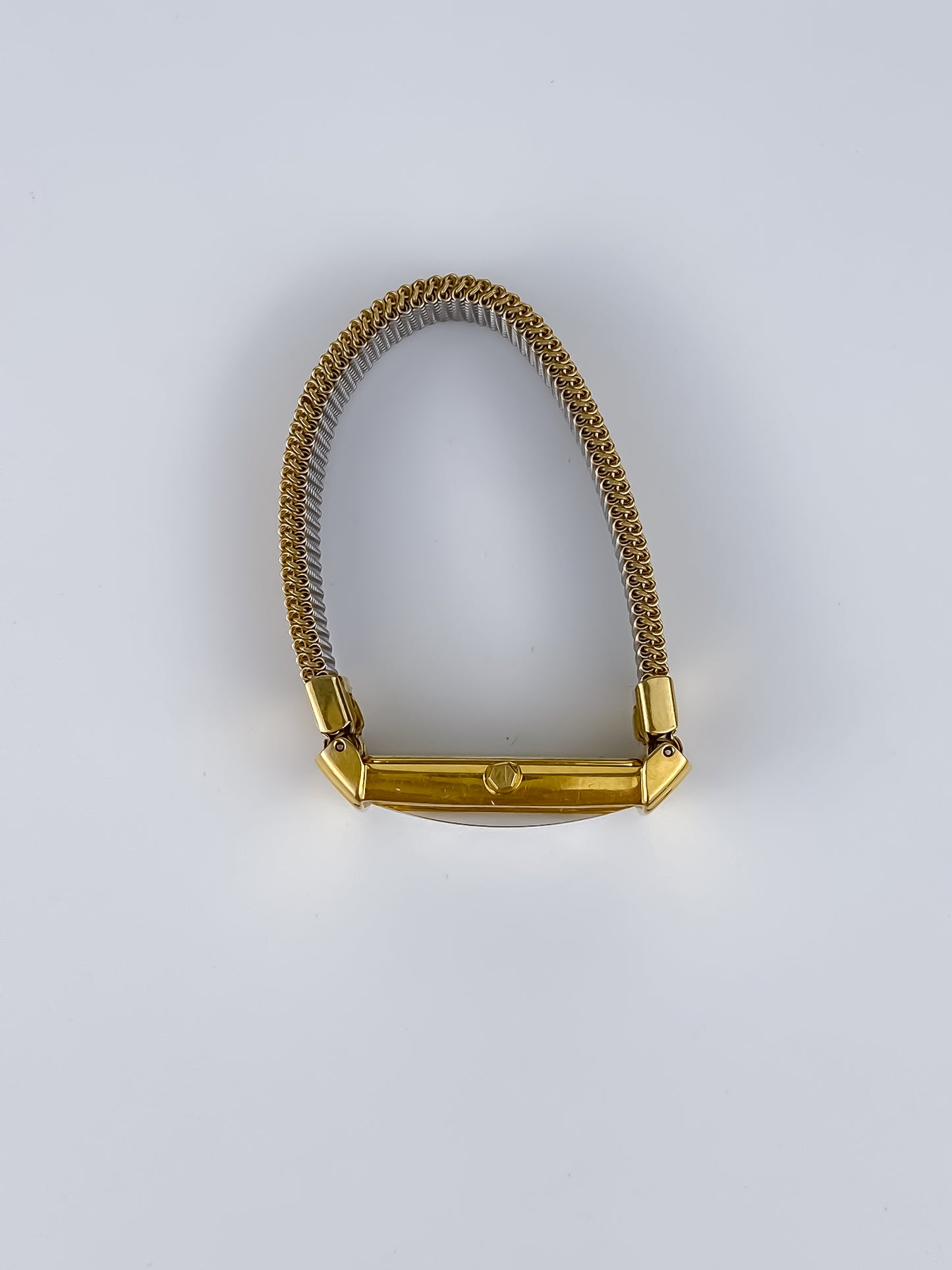 Rare Yves saint Laurent Vintage Gold Bracelet Watch Cocktail Y2K