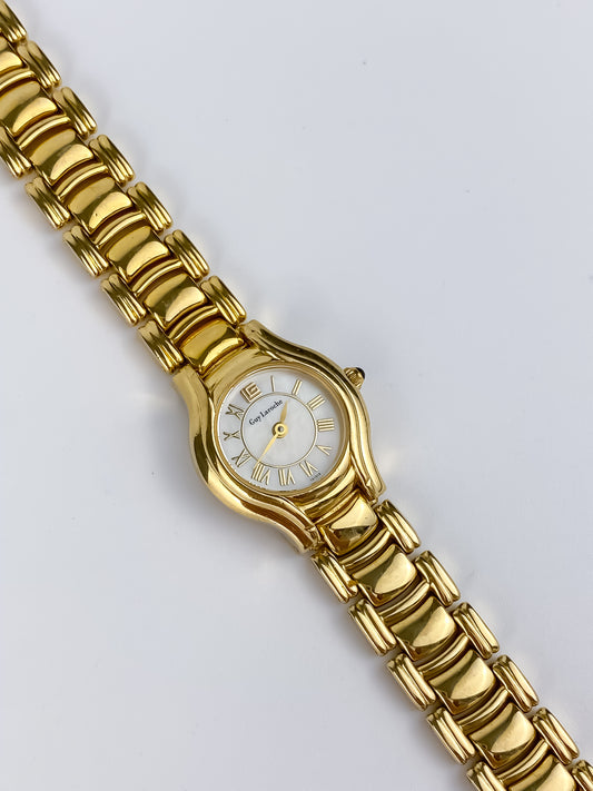 Guy Laroche Vintage Gold Watch Cocktail 90s