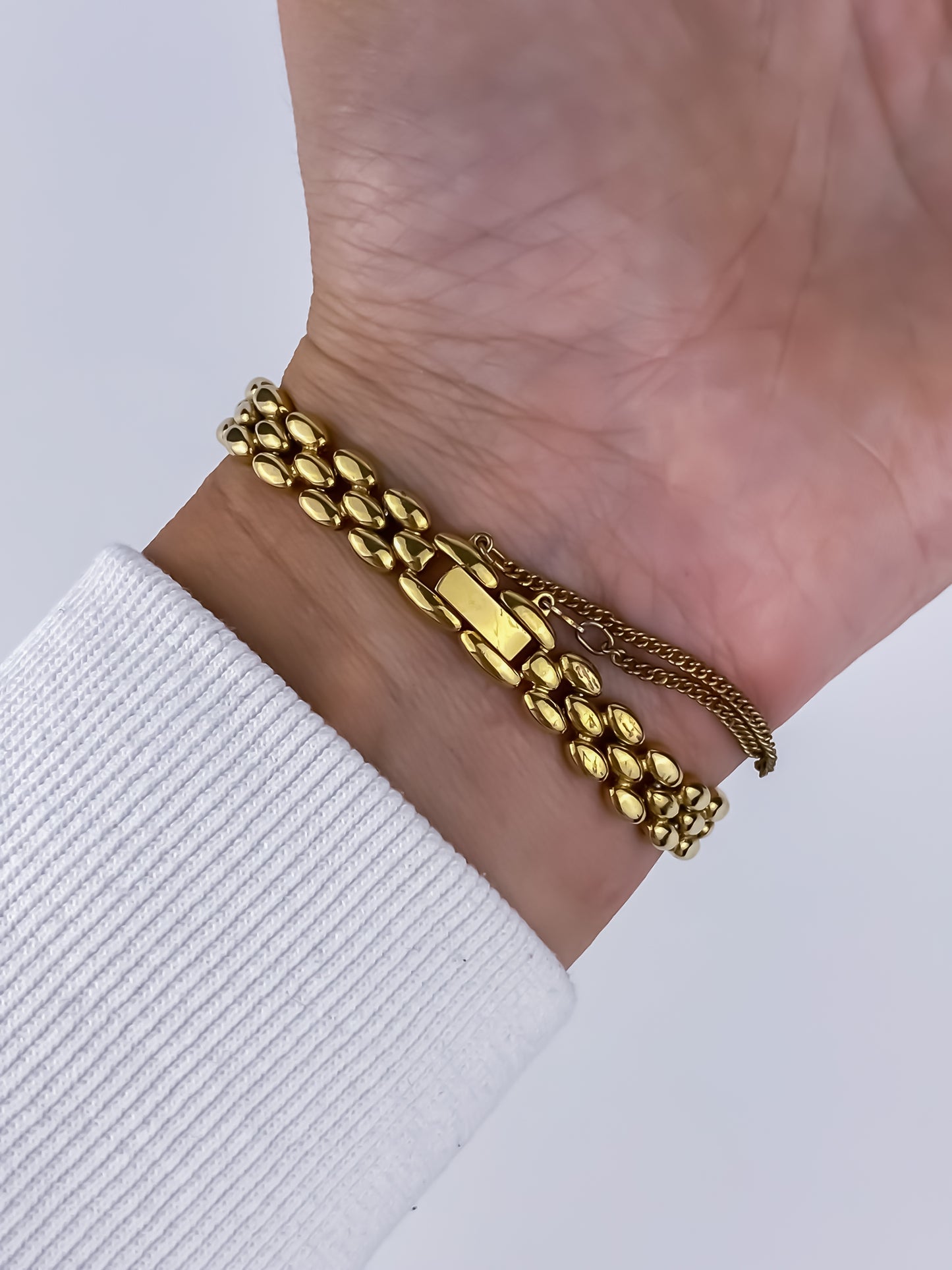 Seiko Vintage Gold Watch Cocktail 90s Rubies