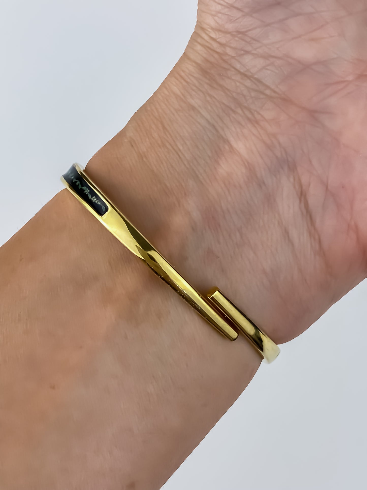 Andre Mouche Vintage Floral Gold Watch Cocktail 2000s