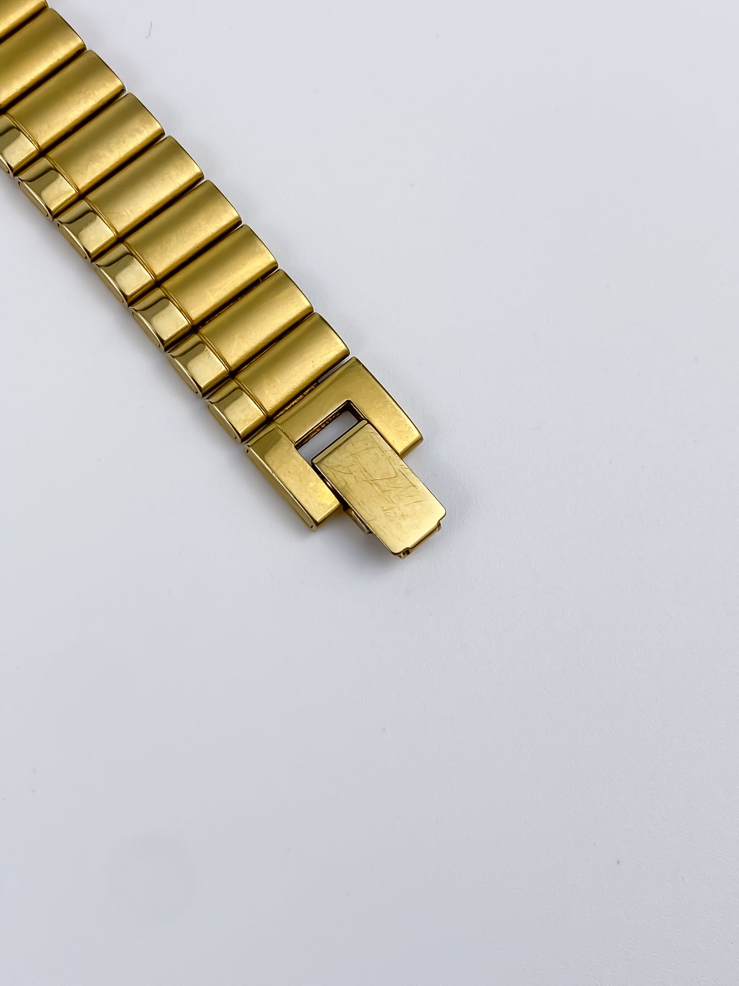 Very Rare Seiko Rivoli Half Moon Vintage Watch Gold Plated