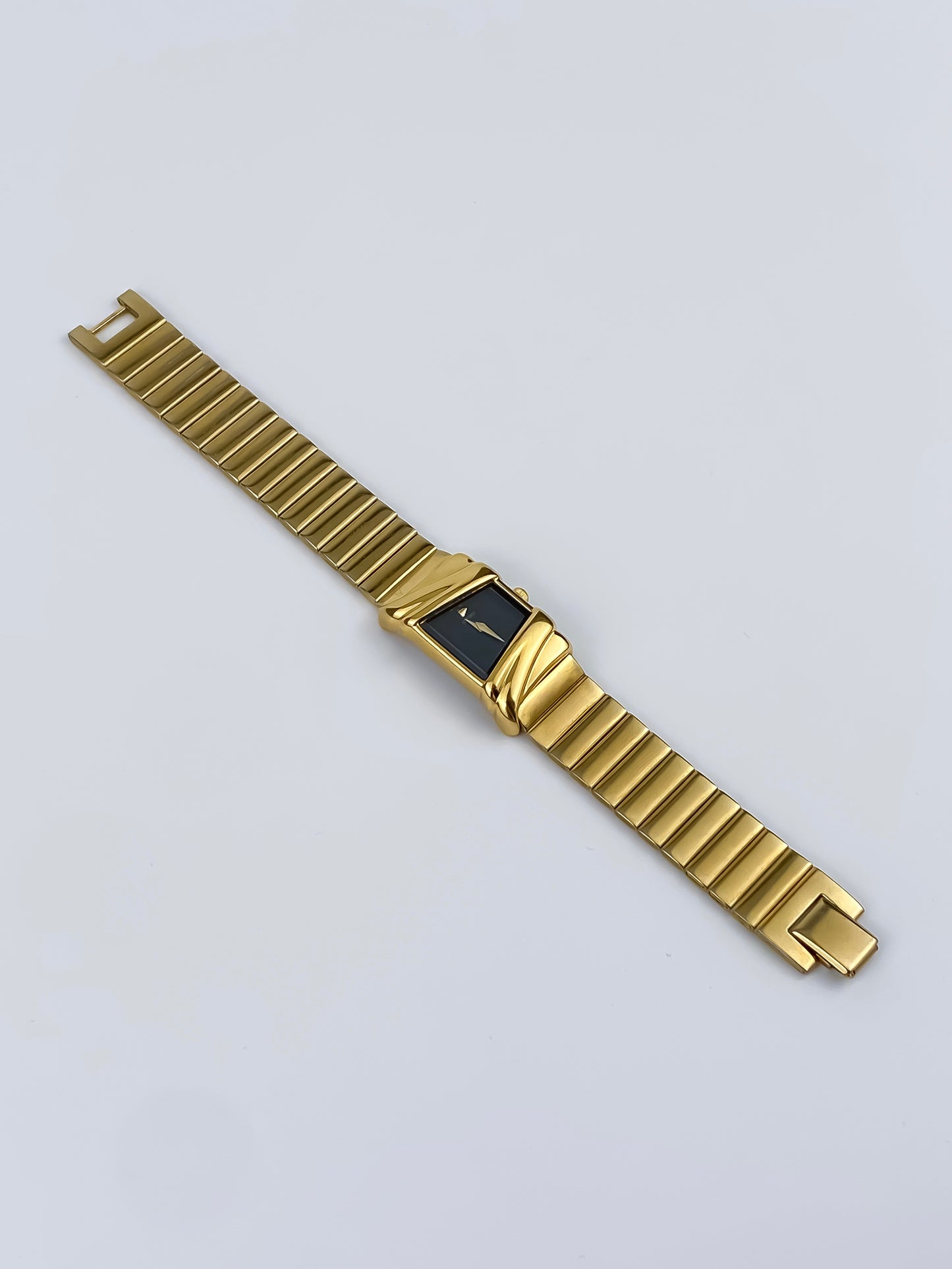 Rare Seiko Asymmetrical Vintage Watch Gold Plated