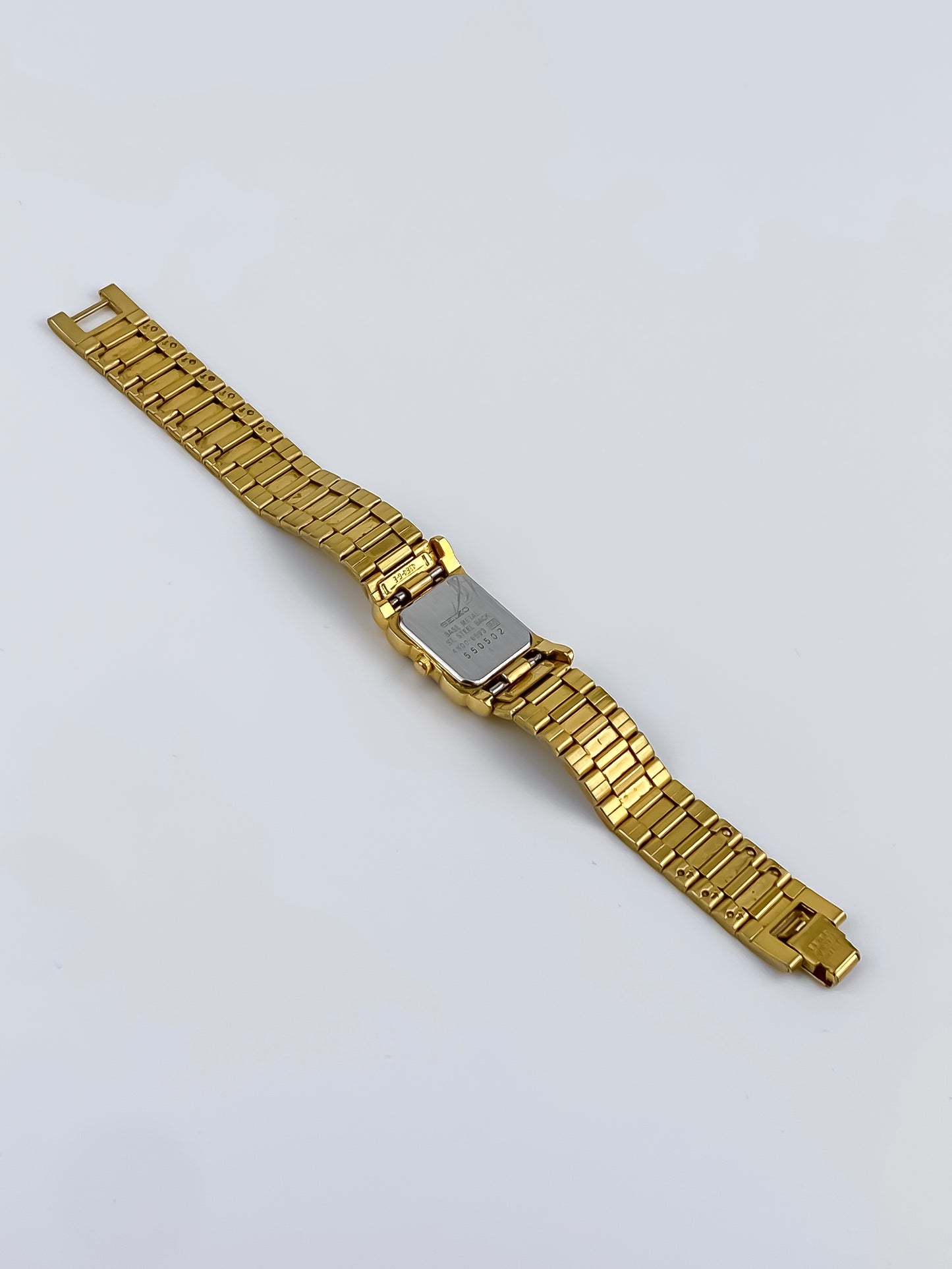 Rare Seiko Asymmetrical Vintage Watch Gold Plated