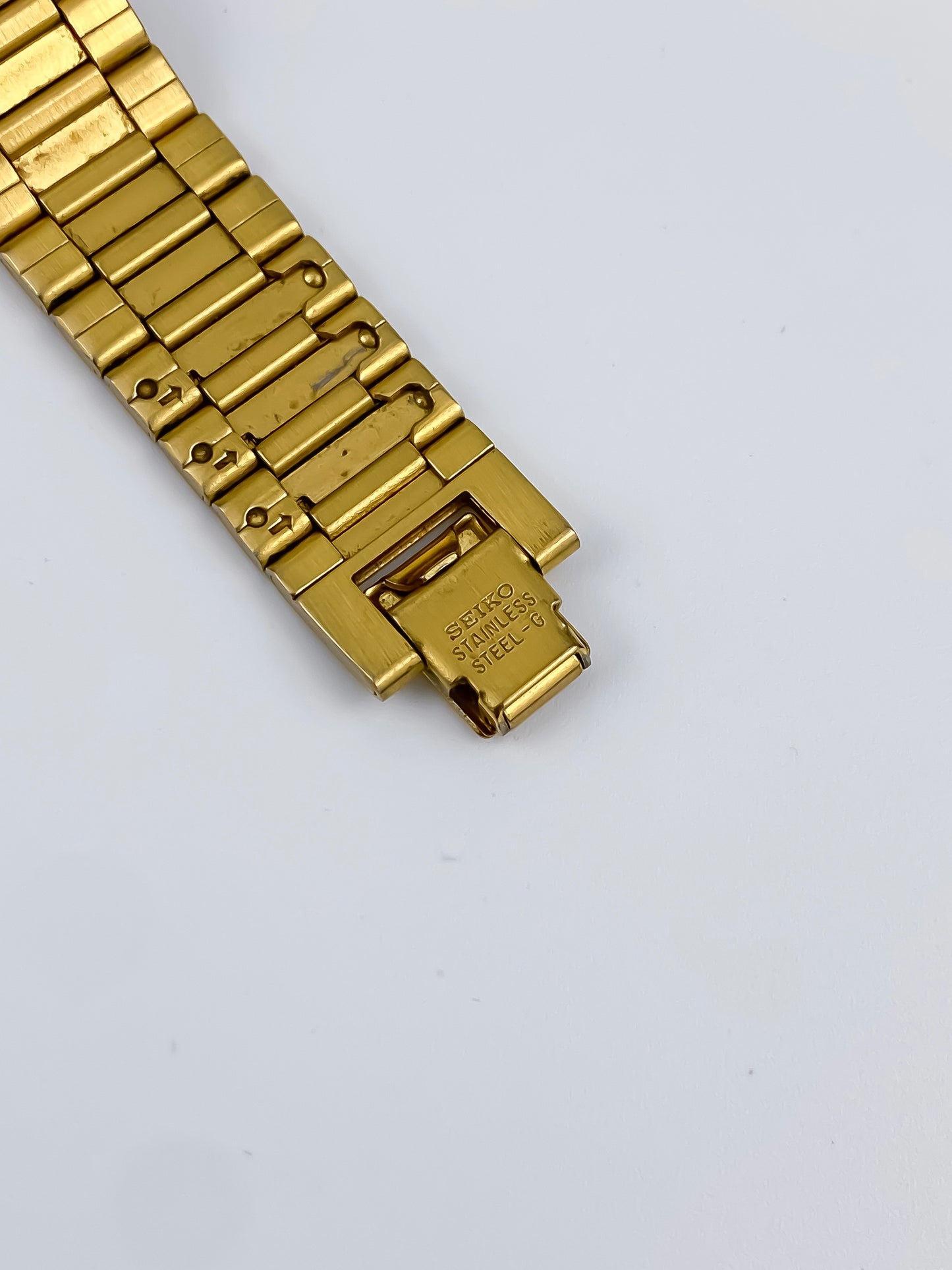 Rare Seiko Asymmetrical Vintage Watch Gold Plated